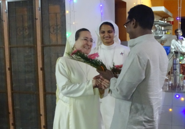 Reception Program to Mother General and Sr. Mini