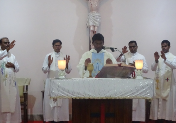 Reception to Fr. Vinay Kumar