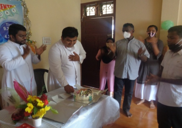 Happy birthday to Fr. Ritesh