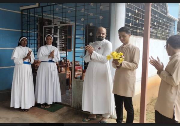 Welcome to Fr. Rinto and Postulants