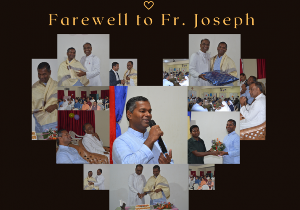 Farewell to Fr. Joseph