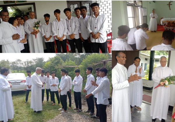 Casual Visit of Archbishop John Moolachira